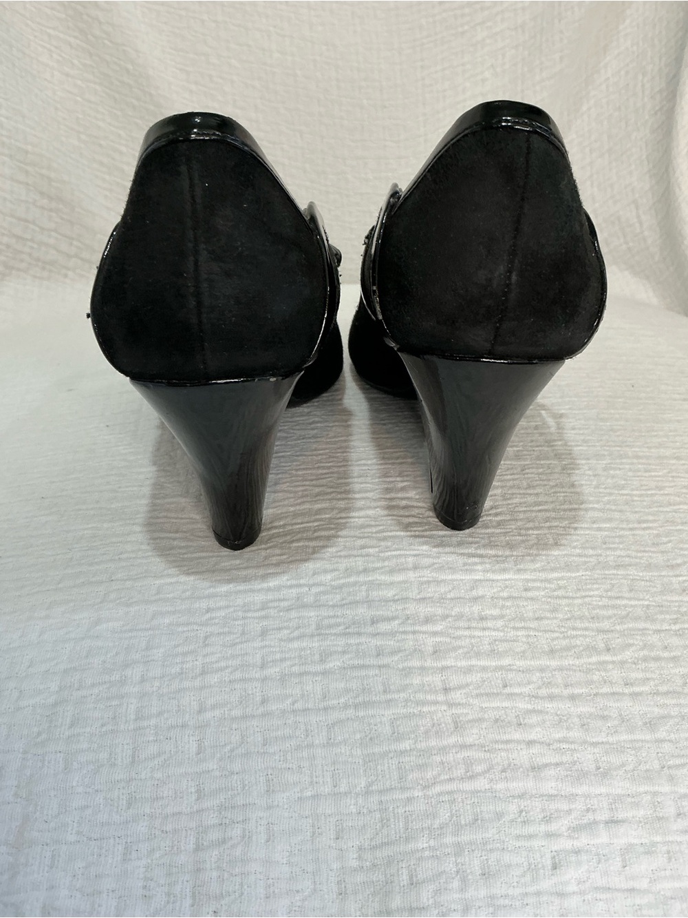 🤎 Naturalizer Brigid Black Leather 3” Heeled Mary JanePumps Heels Shoes Size 6.5 - Picture 5 of 7